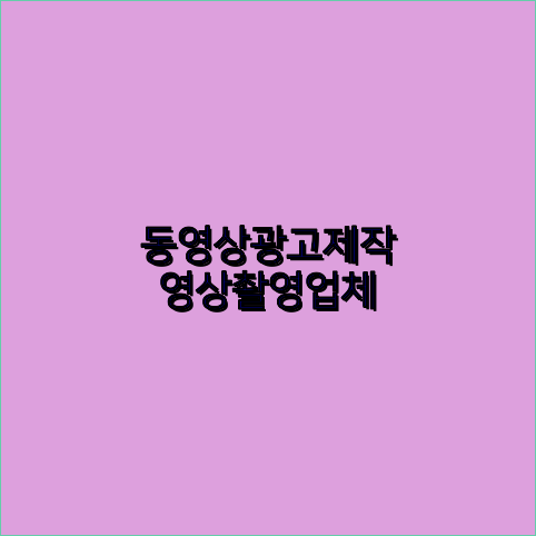 3D영상제작