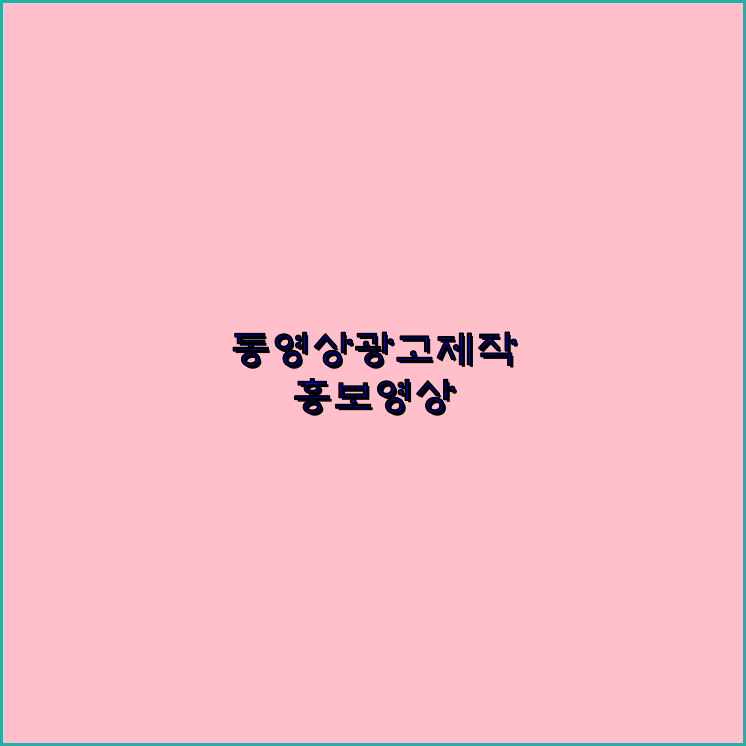 홍보영상